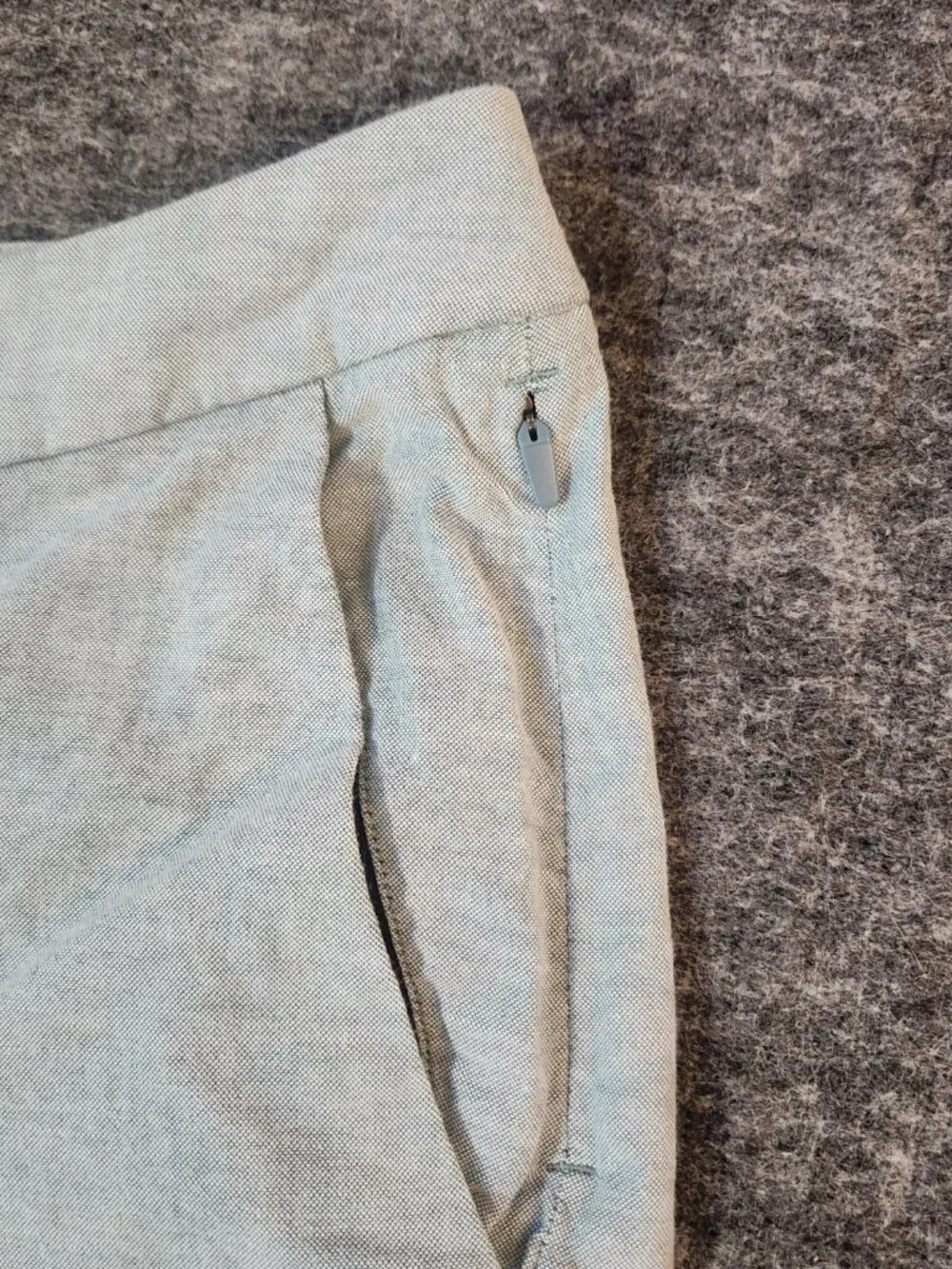 Lululemon Men's Commission Classic Fit Golf Chino Shorts Size 38 Gray Heather